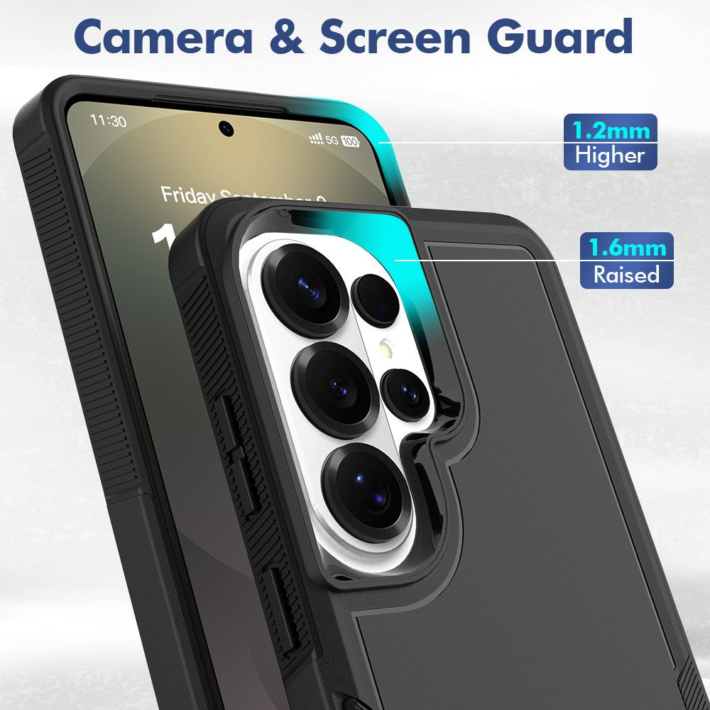 For Samsung Galaxy S26 Ultra Case 2 in 1 PC + TPU Shockproof Phone Cover
