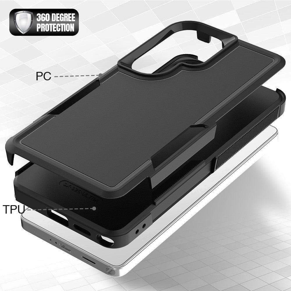 For Samsung Galaxy S26 Ultra Case 2 in 1 PC + TPU Shockproof Phone Cover