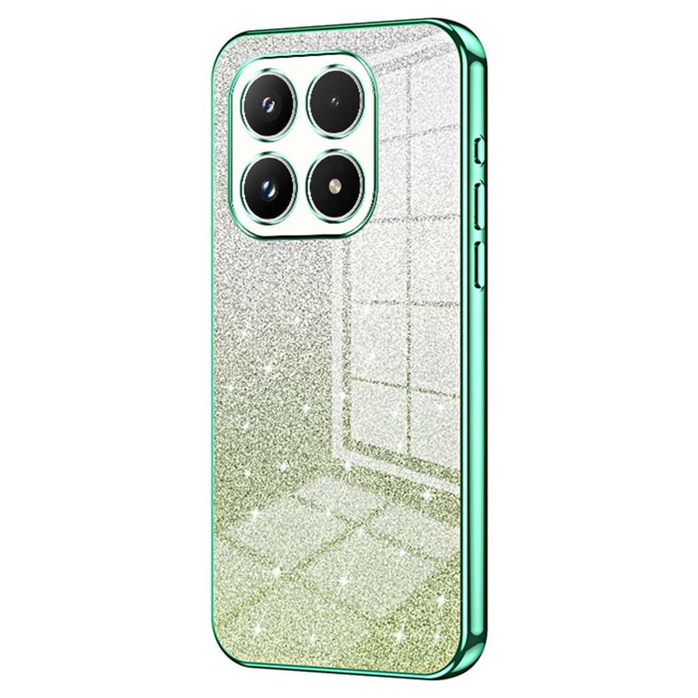 For Xiaomi 17 Case Electroplating Gradient Glitter TPU Phone Cover
