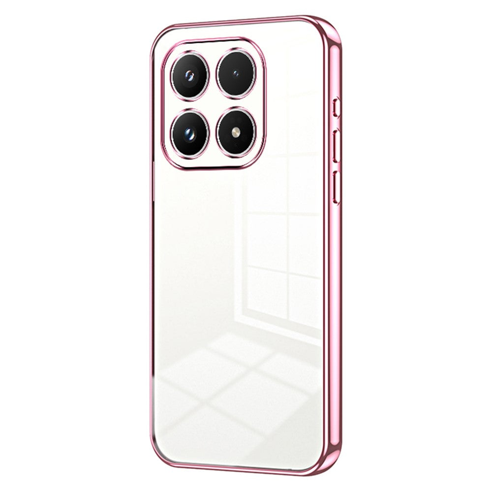 For Xiaomi 17 Case Electroplating Frame Soft TPU Phone Cover