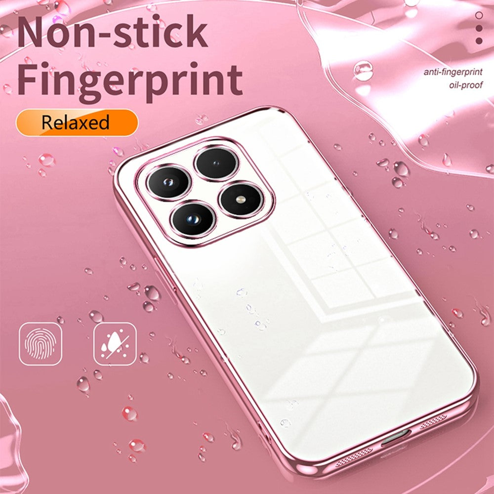 For Xiaomi 17 Case Electroplating Frame Soft TPU Phone Cover