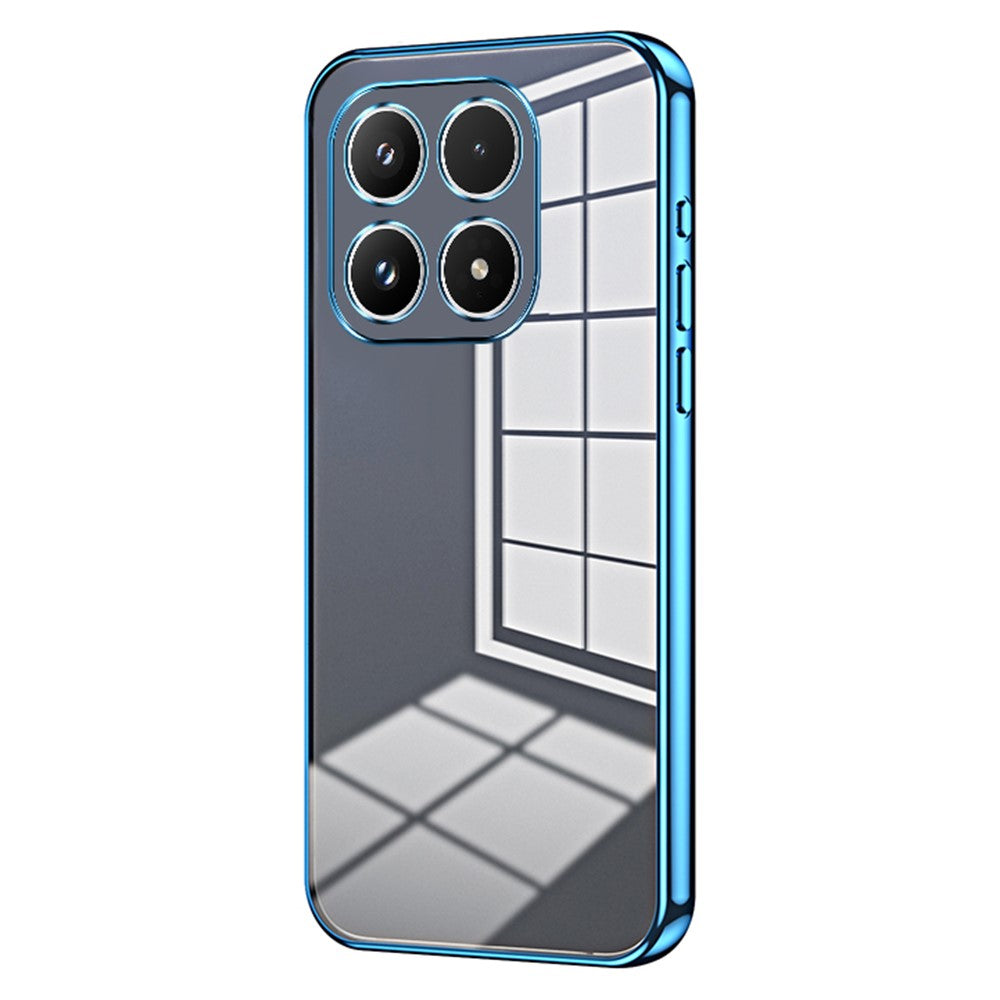For Xiaomi 17 Case Electroplating Frame Soft TPU Phone Cover