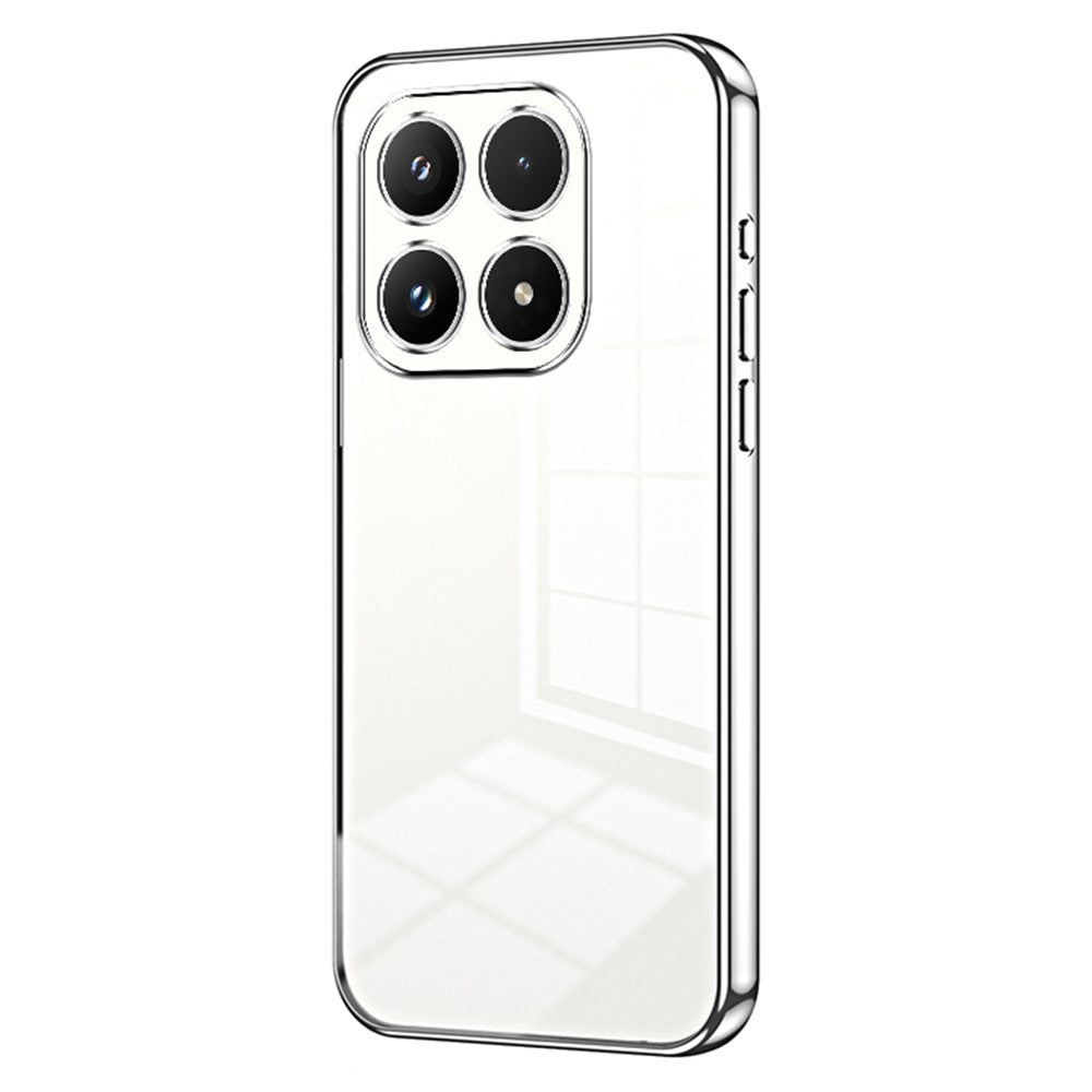 For Xiaomi 17 Case Electroplating Frame Soft TPU Phone Cover