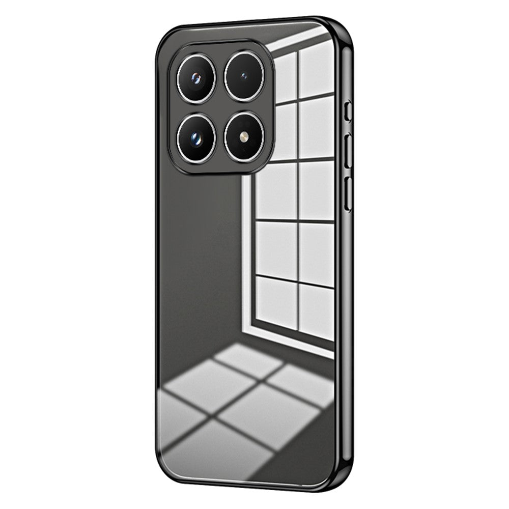 For Xiaomi 17 Case Electroplating Frame Soft TPU Phone Cover