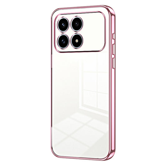Phone Case For Xiaomi Poco F8 Pro 5G  /  Redmi K90 5G Electroplating Frame Soft TPU Phone Cover