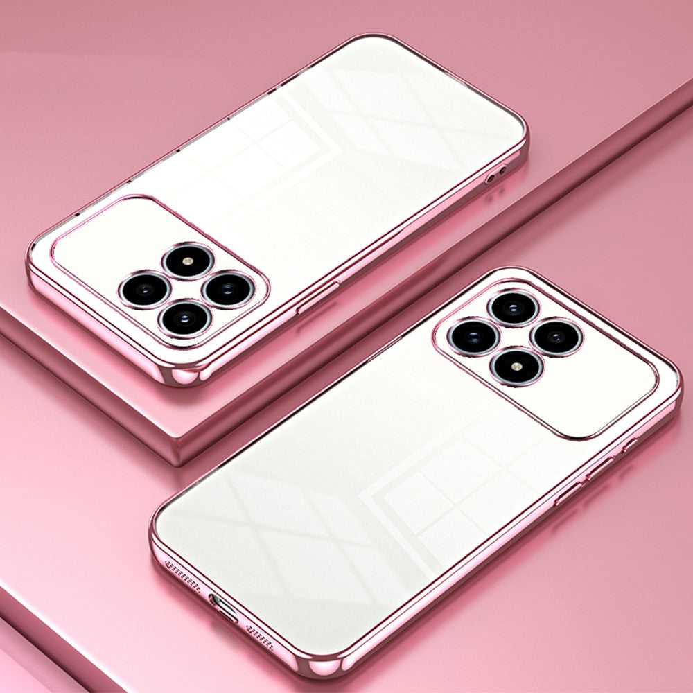 Phone Case For Xiaomi Poco F8 Pro 5G  /  Redmi K90 5G Electroplating Frame Soft TPU Phone Cover