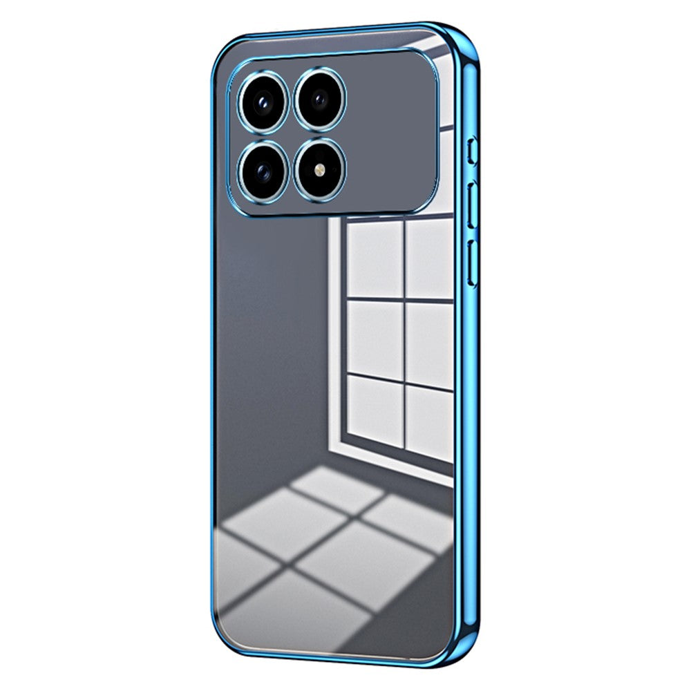 Phone Case For Xiaomi Poco F8 Pro 5G  /  Redmi K90 5G Electroplating Frame Soft TPU Phone Cover