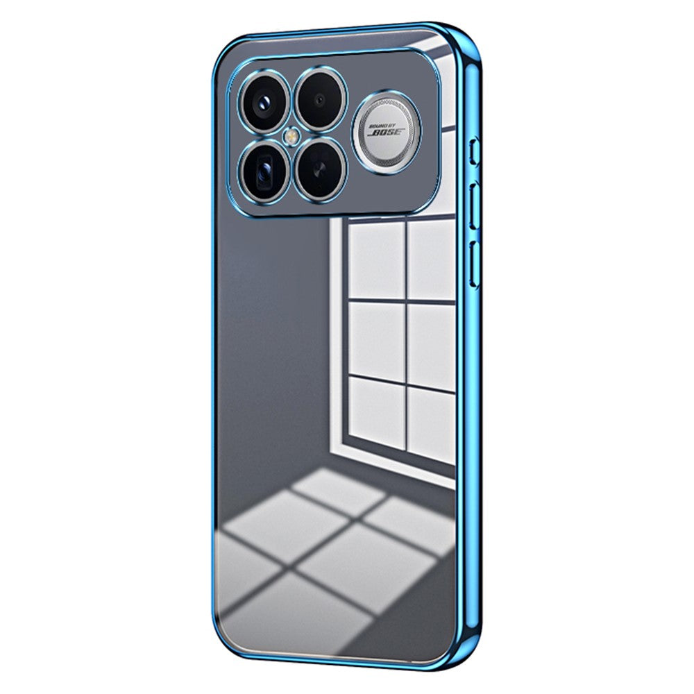 Phone Case For Xiaomi Poco F8 Ultra  /  Redmi K90 Pro Max 5G Electroplating Frame Soft TPU Phone Cover