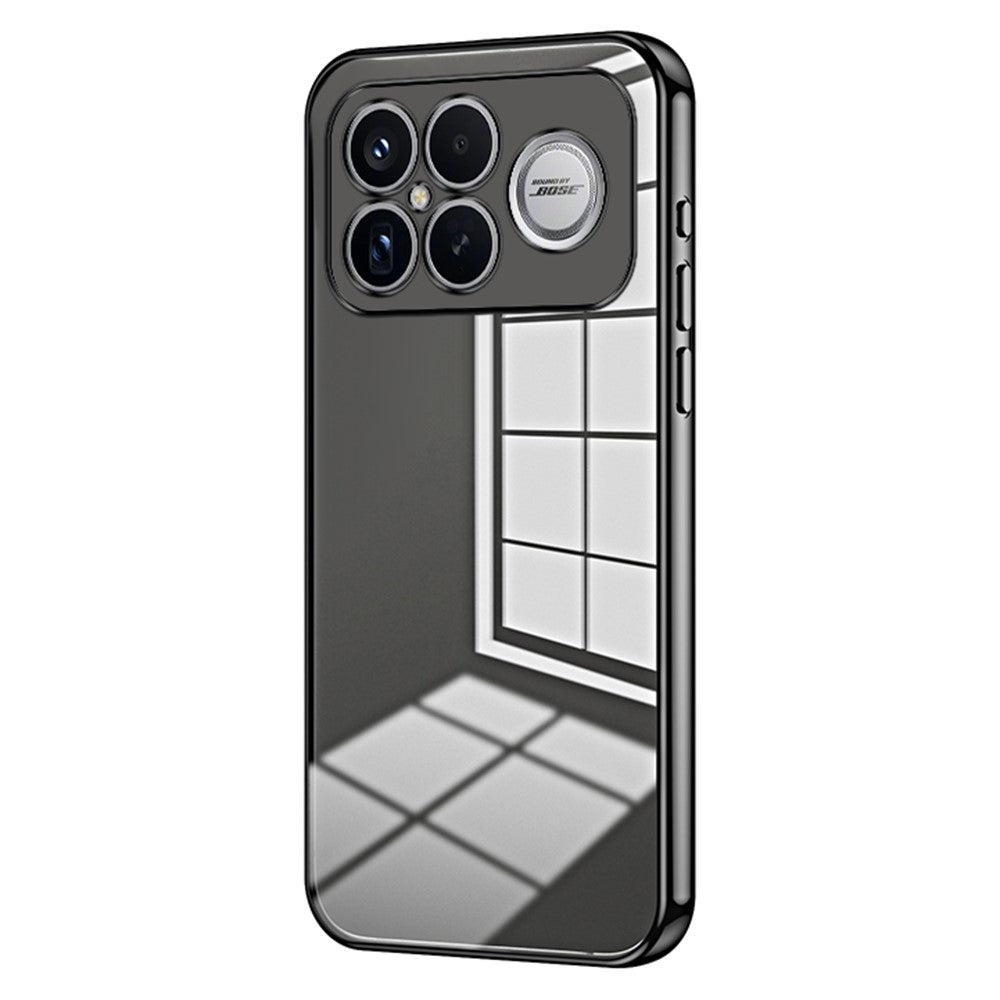 Phone Case For Xiaomi Poco F8 Ultra  /  Redmi K90 Pro Max 5G Electroplating Frame Soft TPU Phone Cover