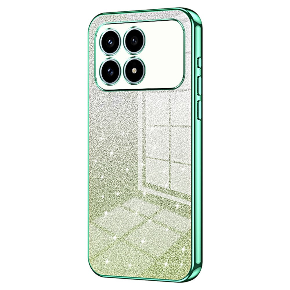 Phone Case For Xiaomi Poco F8 Pro 5G  /  Redmi K90 5G Electroplating Gradient Glitter TPU Phone Cover
