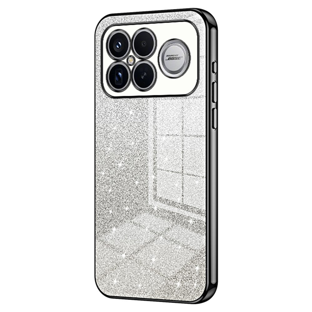 Phone Case For Xiaomi Poco F8 Ultra  /  Redmi K90 Pro Max 5G Electroplating Gradient Glitter TPU Phone Cover