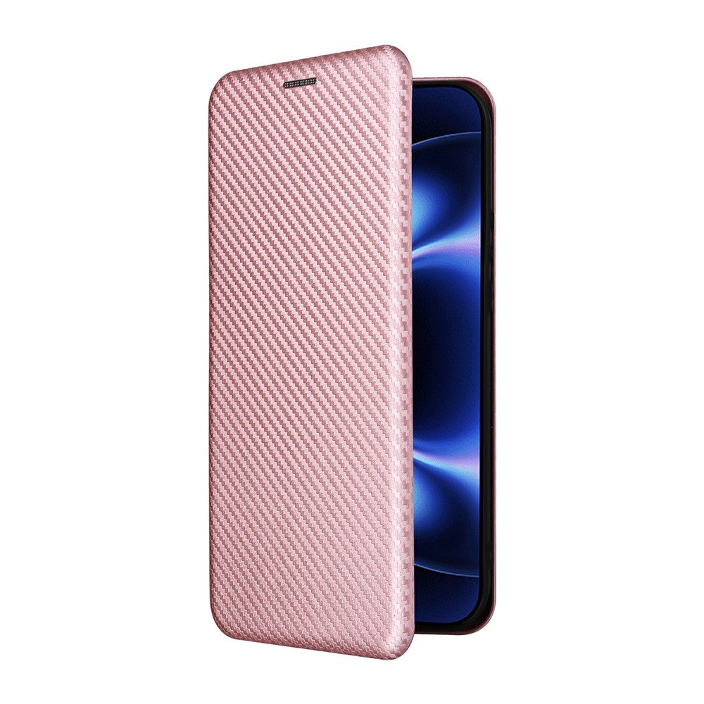 For Xiaomi 17 Ultra 5G Case Carbon Fiber Texture Drop-Proof PU Leather Phone Cover