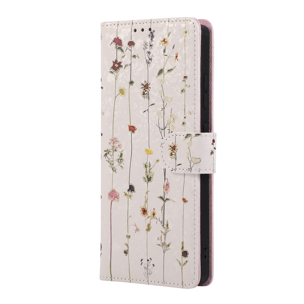 For Samsung Galaxy S26 Ultra Case RFID Blocking Flower Leather Phone Cover
