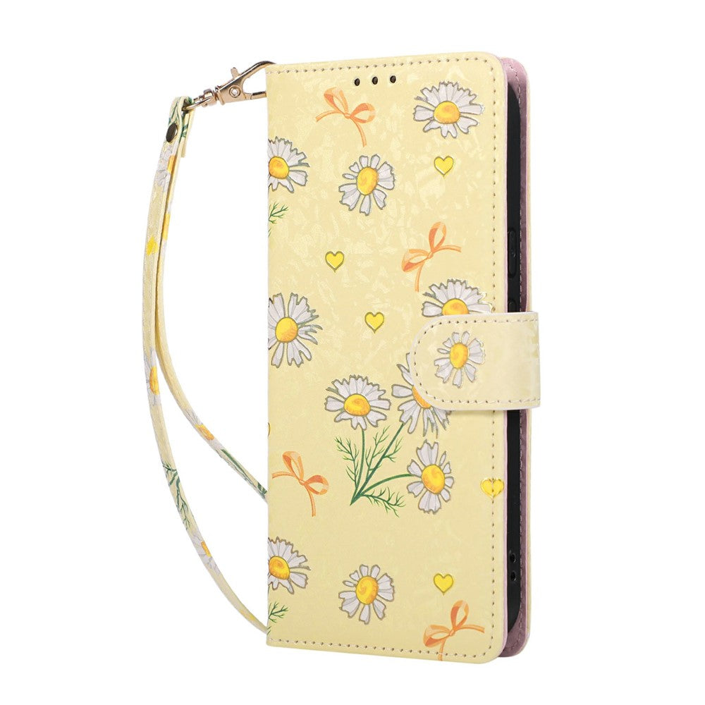For Google Pixel 10a Case RFID Blocking Flower Leather Phone Cover