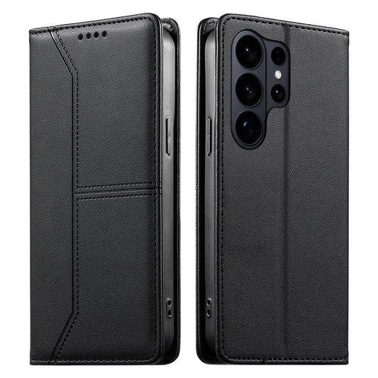 Galaxy S26 Ultra Wallet-Handyhülle – mit Standfunktion, aus PU-Leder