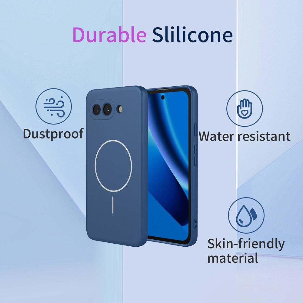 For Google Pixel 10a Magnetic Case Anti Drop Soft TPU Phone Back Cover