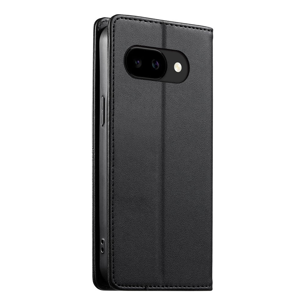 For Google Pixel 10a Wallet Stand Case Line Splicing TPU PU Leather Phone Cover