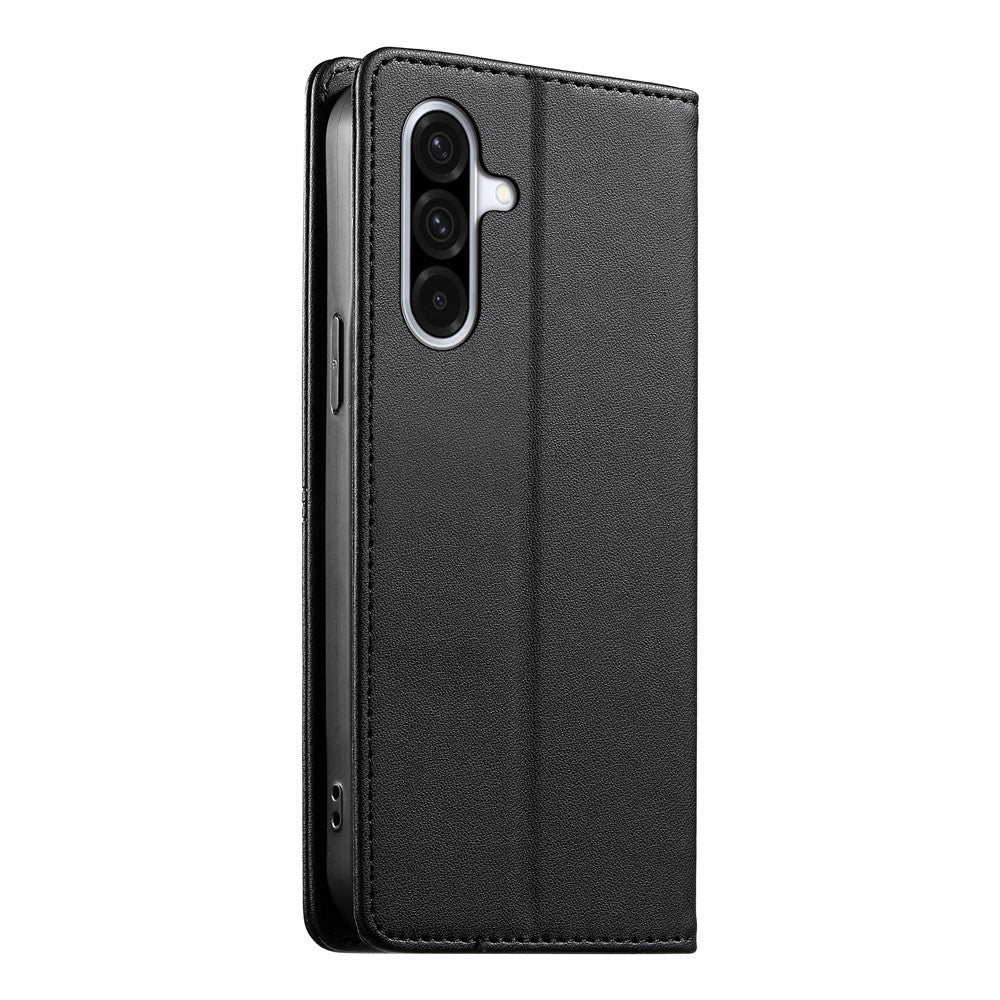 For Samsung Galaxy A37 5G Wallet Stand Case Line Splicing TPU PU Leather Phone Cover