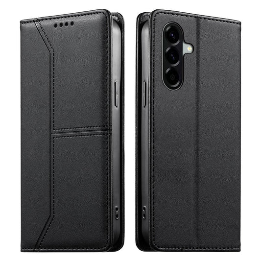Galaxy A57 5G Wallet-Handyhülle – Standfunktion Line Splicing TPU PU Leder