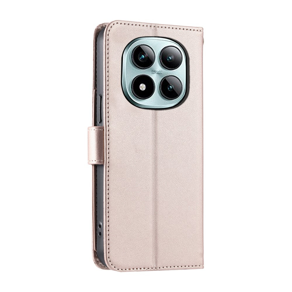 For Xiaomi Redmi Note 15 Pro 4G (Global) Case Ring Buckle Wallet Stand Rhombus Crossbody Leather Mobile Cover
