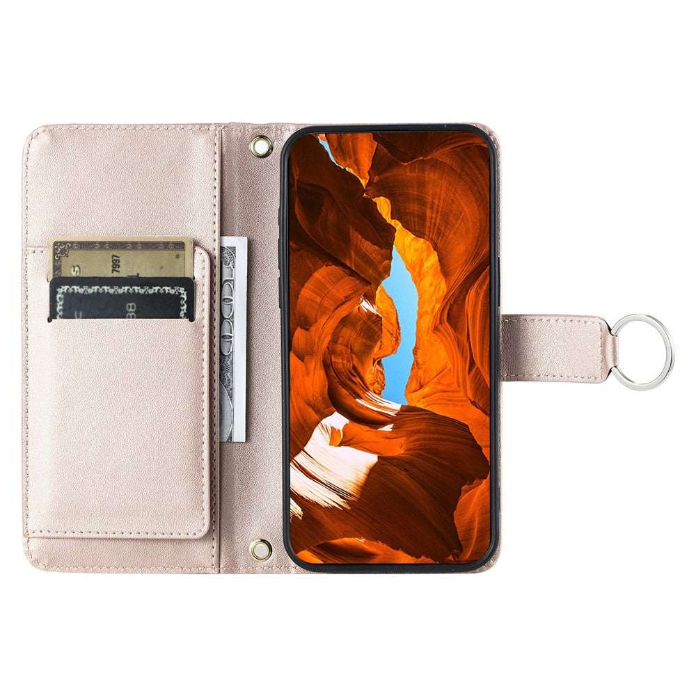 For Xiaomi Redmi Note 15 Pro 4G (Global) Case Ring Buckle Wallet Stand Rhombus Crossbody Leather Mobile Cover