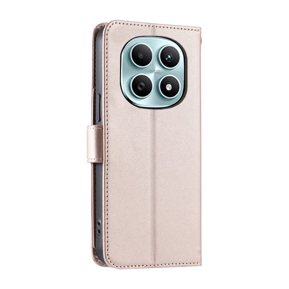 Crossbody Leather Case for Xiaomi Redmi Note 15 5G (Global) / 15 4G (Global) / Poco M8 5G Ring Buckle Wallet Stand Rhombus Mobile Cover