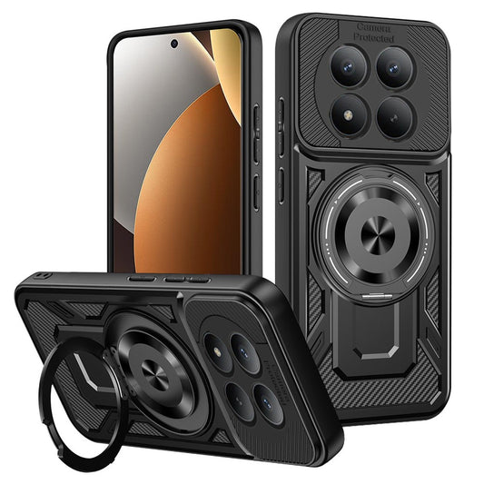 Xiaomi Redmi Note 15 Pro+ 5G (Global) / Xiaomi Poco M8 Pro 5G Handyhülle – Magnetic Case Redmi Note 15 Pro+ 5G (Global), drehbarer Ständer, TPU + PC