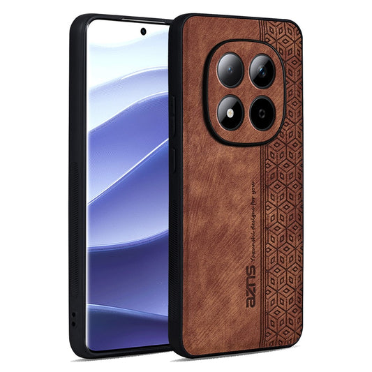 AZNS For Xiaomi Redmi Note 15 Pro 4G (Global) Case PU Leather Covered TPU Phone Protective Cover