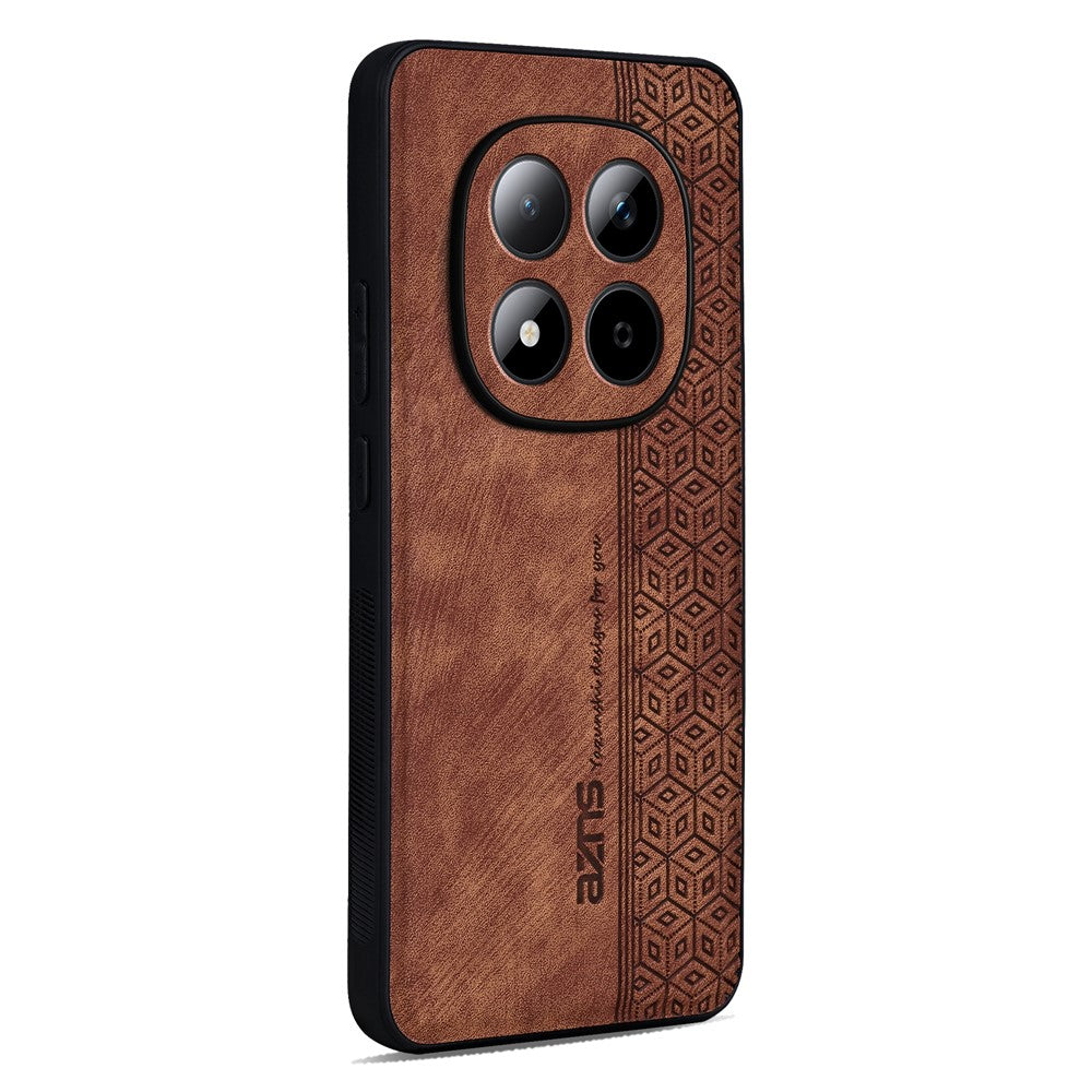 AZNS For Xiaomi Redmi Note 15 Pro 4G (Global) Case PU Leather Covered TPU Phone Protective Cover