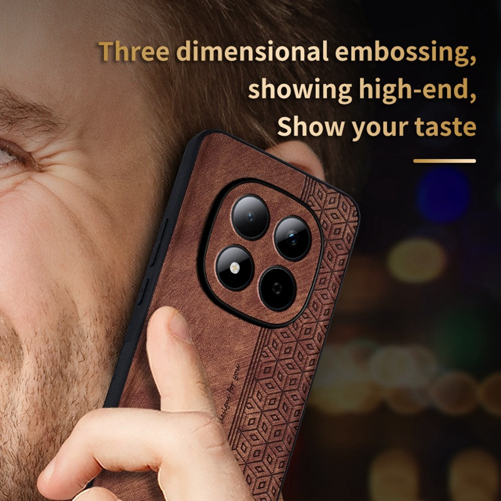 AZNS For Xiaomi Redmi Note 15 Pro 4G (Global) Case PU Leather Covered TPU Phone Protective Cover