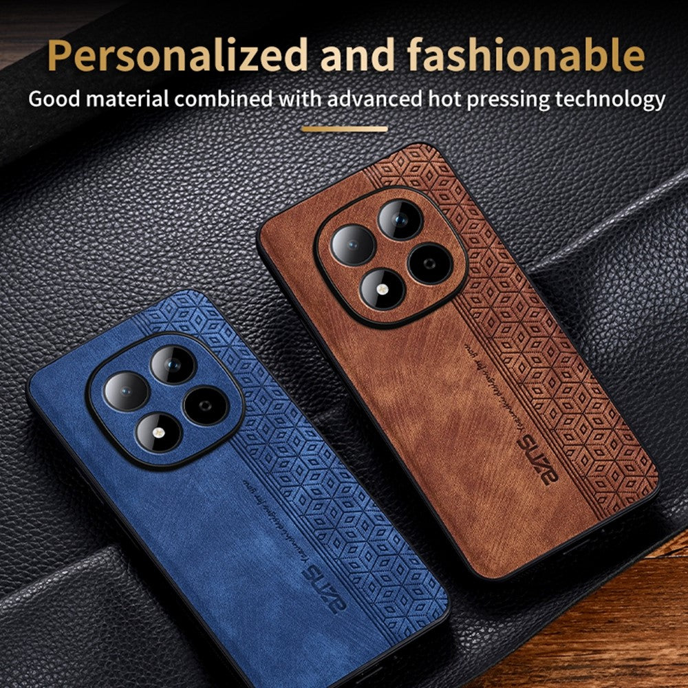 AZNS For Xiaomi Redmi Note 15 Pro 4G (Global) Case PU Leather Covered TPU Phone Protective Cover