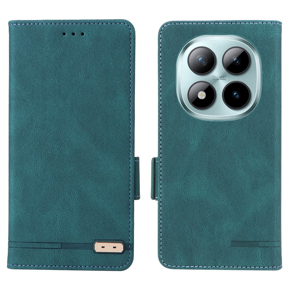 For Xiaomi Redmi Note 15 Pro+ 5G (Global)  /  Poco M8 Pro 5G Case Leather Wallet Flip Phone Cover with Hardware Decor