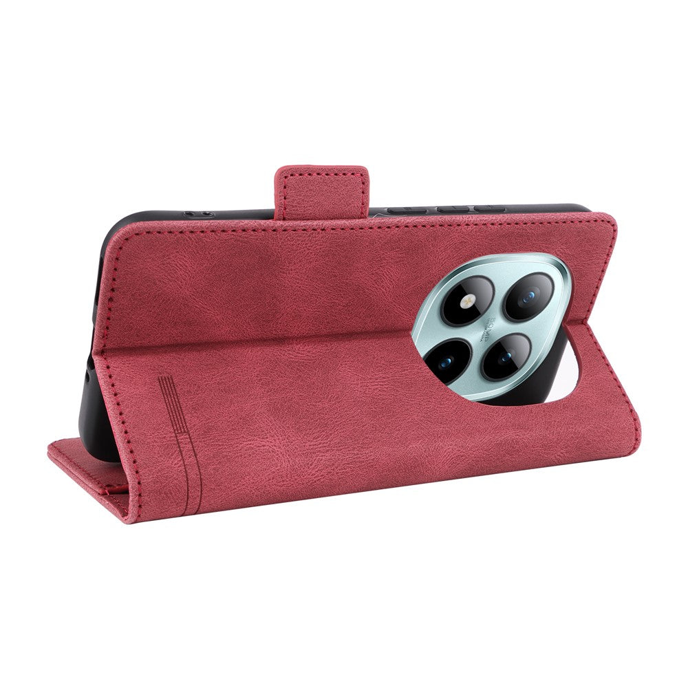 For Xiaomi Redmi Note 15 Pro+ 5G (Global)  /  Poco M8 Pro 5G Case Leather Wallet Flip Phone Cover with Hardware Decor