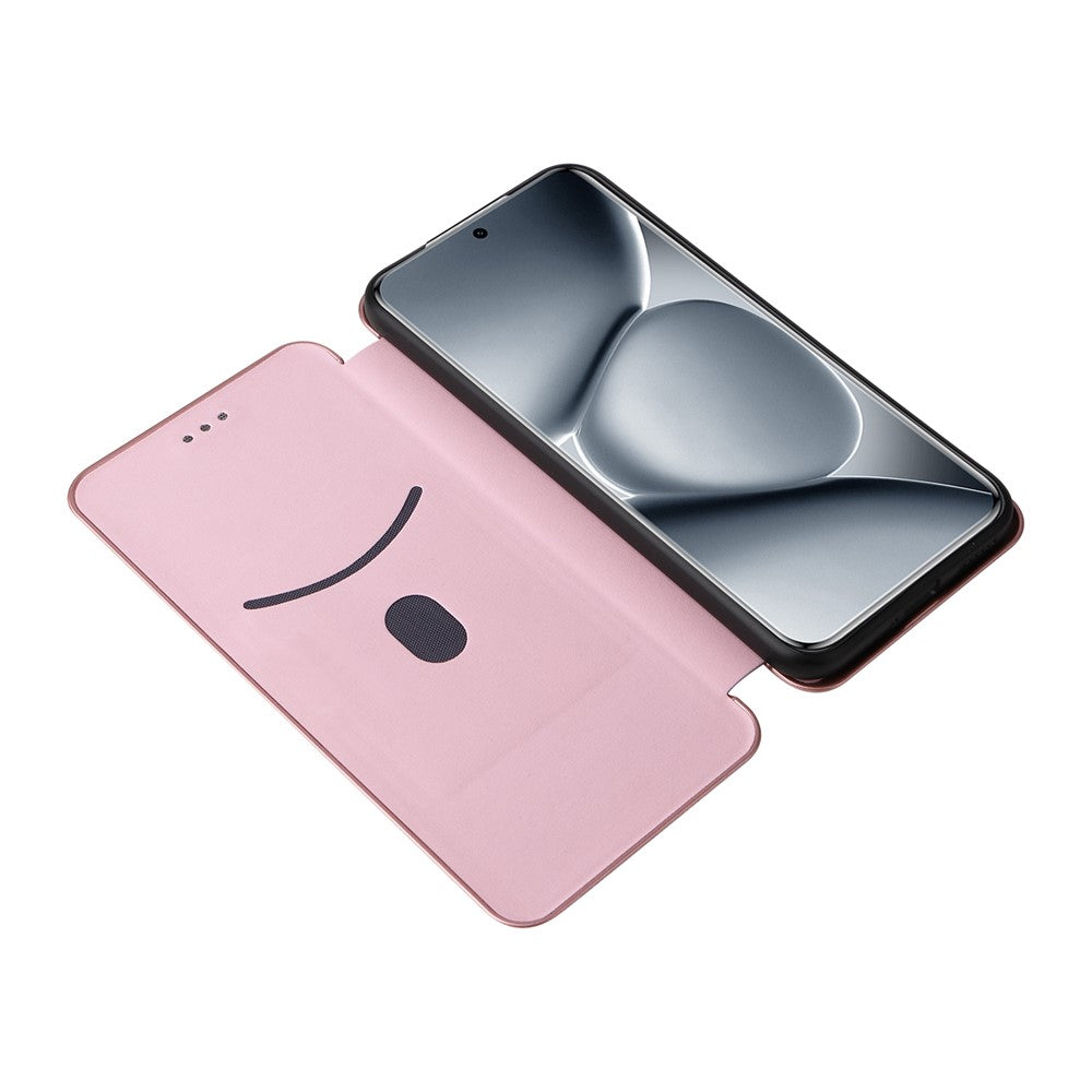 For Xiaomi Redmi Note 15 Pro+ 5G (Global)  /  Poco M8 Pro 5G Case Carbon Fiber Texture Drop-Proof PU Leather Phone Cover