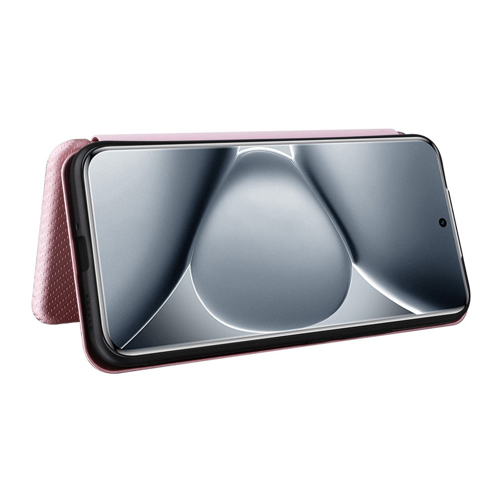 For Xiaomi Redmi Note 15 Pro+ 5G (Global)  /  Poco M8 Pro 5G Case Carbon Fiber Texture Drop-Proof PU Leather Phone Cover