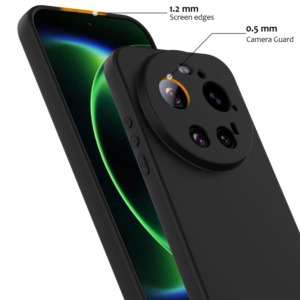 Xiaomi 17 Ultra 5G – Magnetische Handyhülle aus Flüssigsilikon, stoßfest, mit Trageband, aus Flüssigsilikon
