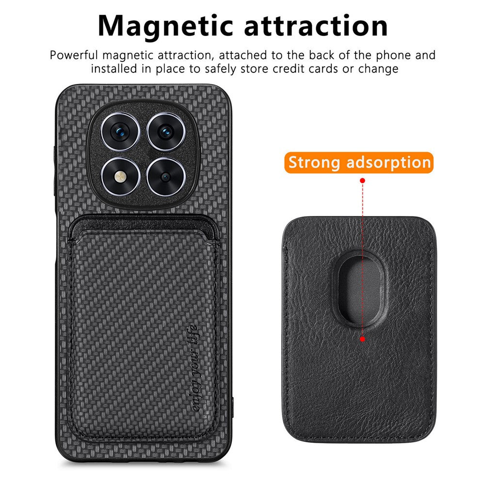 For Xiaomi Redmi Note 15 Pro 5G (Global) Magnetic Case Detachable Card Holder Phone Back Cover