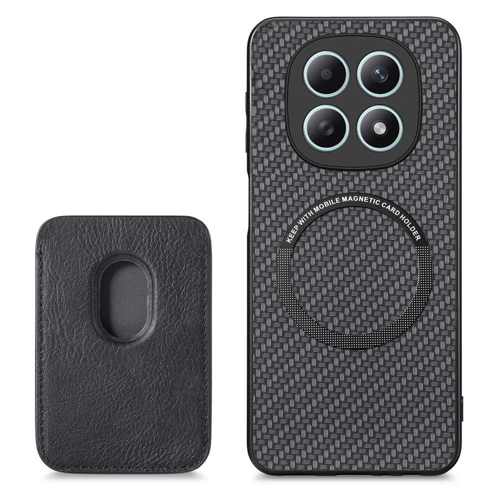 For Xiaomi Redmi Note 15 4G (Global) Magnetic Case Detachable Card Holder Phone Back Cover
