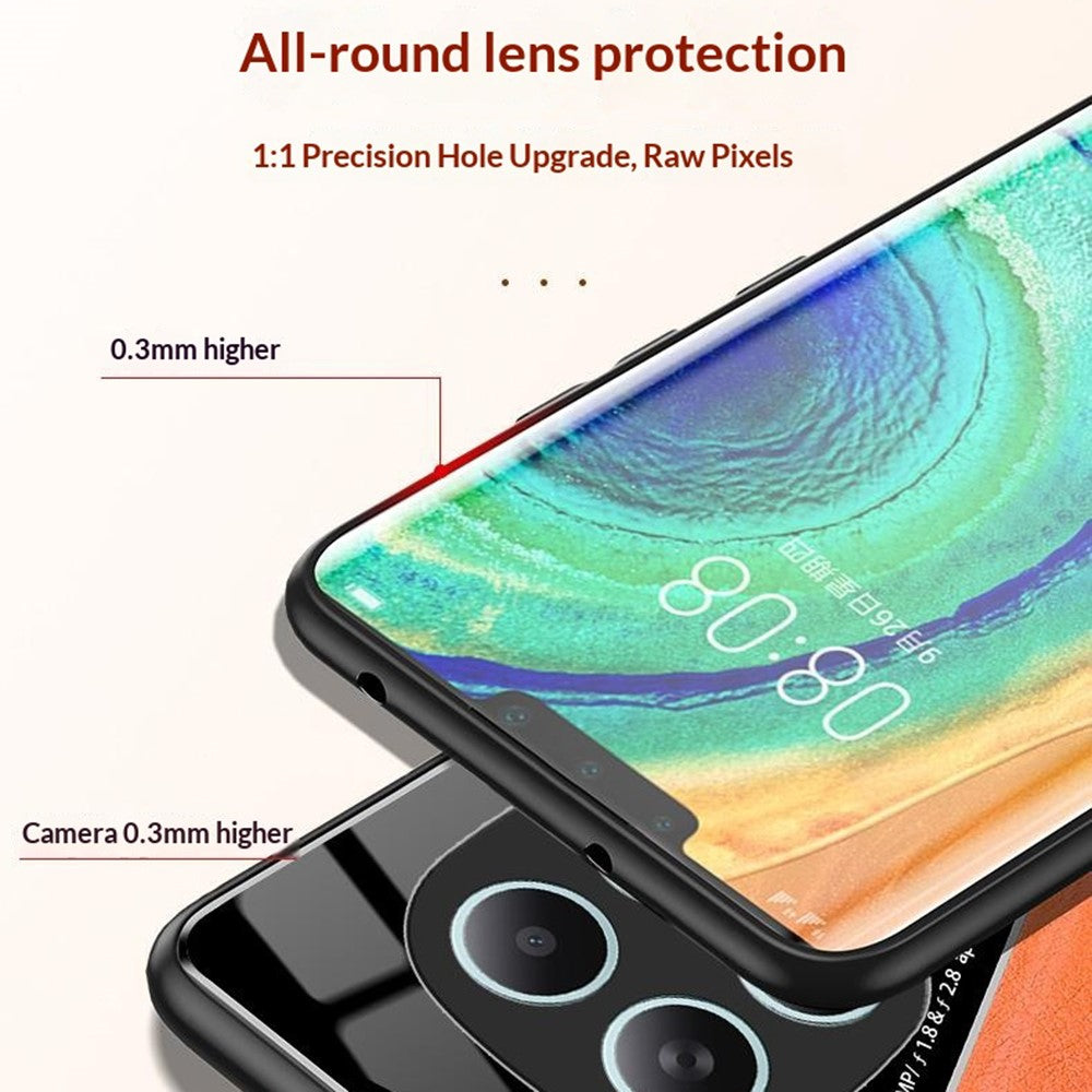 For Xiaomi Redmi Note 15 5G (Global)  /  Poco M8 5G Case Precise Cutout Leather Coated PC + TPU Phone Back Cover Built-in Metal Sheet