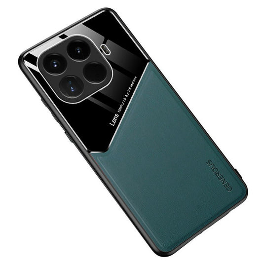 Xiaomi 15T Pro Handyhülle – Gehäuse mit präzisem Ausschnitt, mit Leder beschichtetes PC + TPU, mit integriertem Metallblech