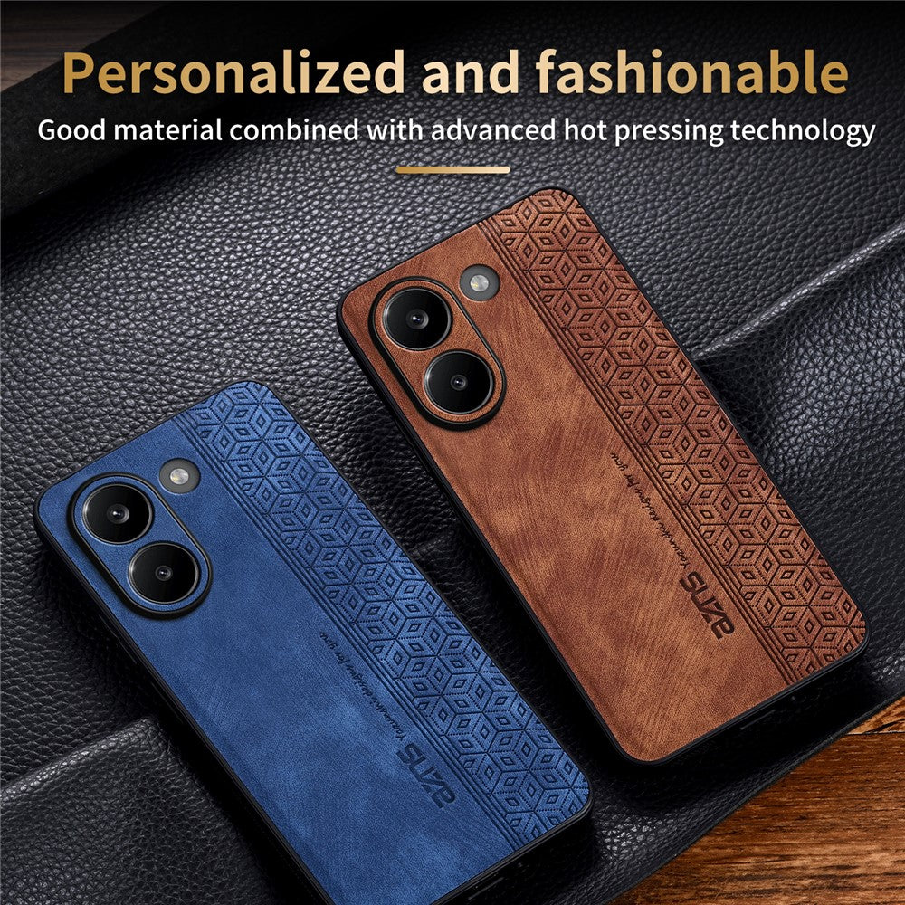 AZNS For Xiaomi Poco X8 Pro 5G / Redmi Turbo 5 5G Case PU Leather Covered TPU Phone Protective Cover