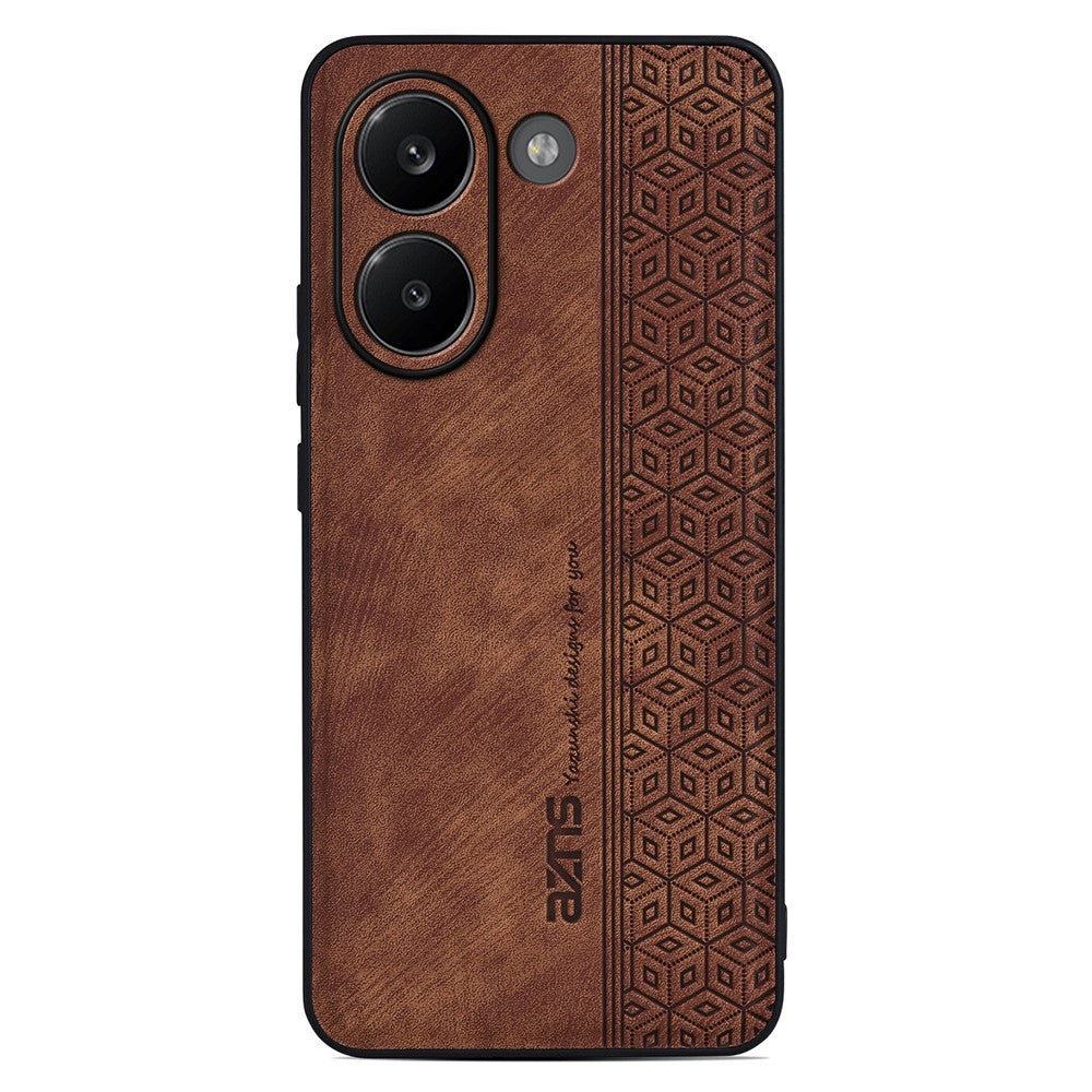 AZNS For Xiaomi Poco X8 Pro 5G / Redmi Turbo 5 5G Case PU Leather Covered TPU Phone Protective Cover