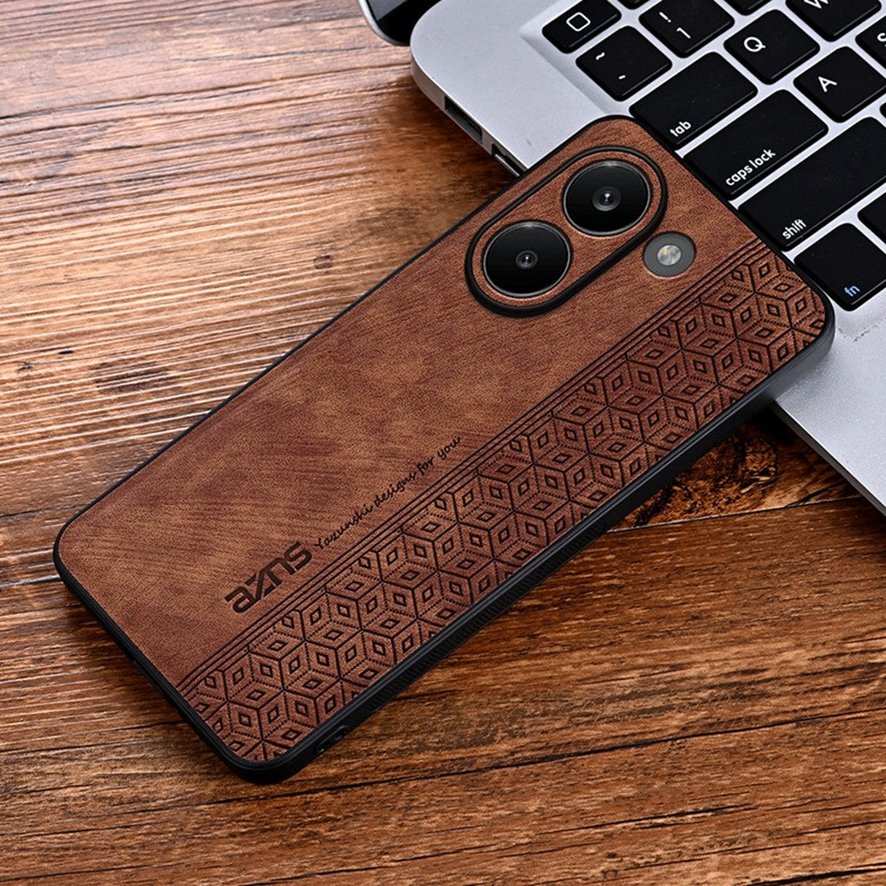 AZNS For Xiaomi Poco X8 Pro 5G / Redmi Turbo 5 5G Case PU Leather Covered TPU Phone Protective Cover