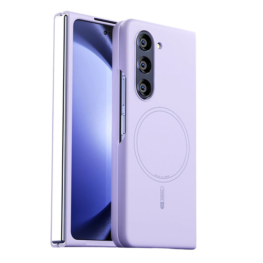 Galaxy Z Fold5 5G – Magnetische Handyhülle aus Flüssigsilikon, mit Soft-Touch-Oberfläche