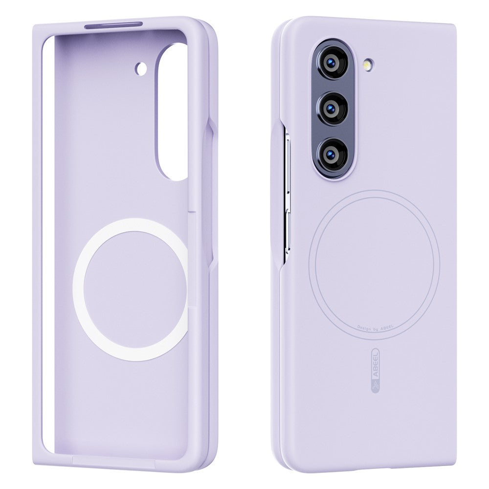 ABEEL For Samsung Galaxy Z Fold5 5G Magnetic Case Skin Touch Liquid Silicone Phone Back Cover