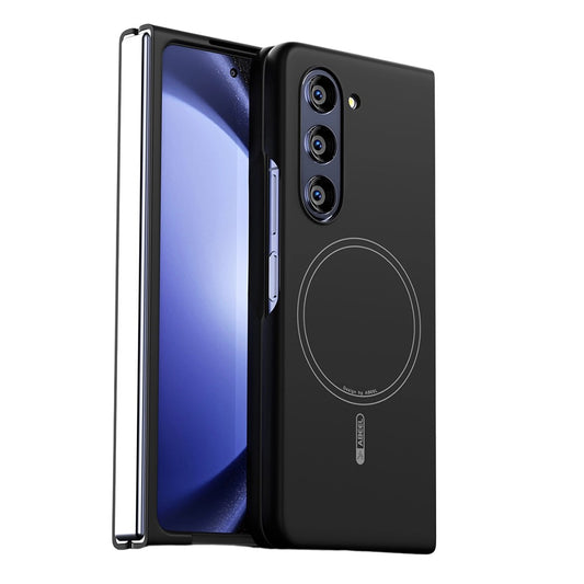 Galaxy Z Fold5 5G – Magnetische Handyhülle aus Flüssigsilikon, mit Soft-Touch-Oberfläche