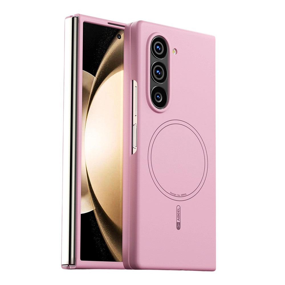ABEEL For Samsung Galaxy Z Fold6 5G Magnetic Case Skin Touch Liquid Silicone Phone Back Cover