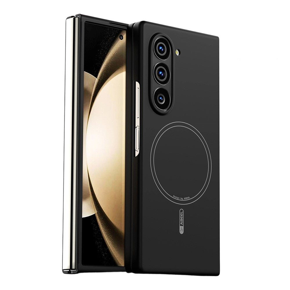 ABEEL For Samsung Galaxy Z Fold6 5G Magnetic Case Skin Touch Liquid Silicone Phone Back Cover