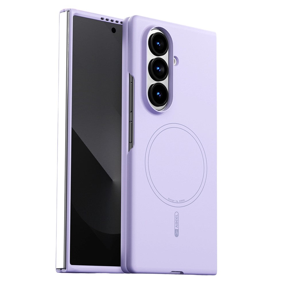 ABEEL For Samsung Galaxy Z Fold7 5G Magnetic Case Skin Touch Liquid Silicone Phone Back Cover
