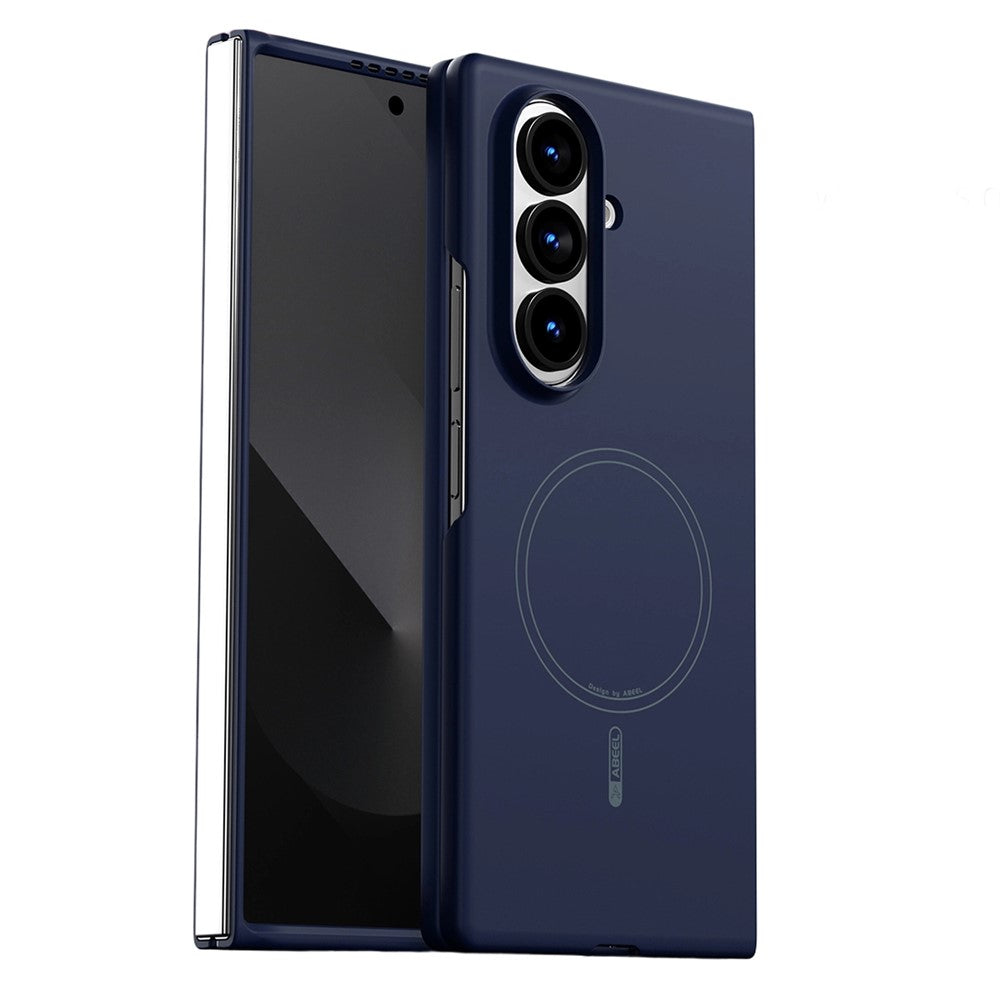 ABEEL For Samsung Galaxy Z Fold7 5G Magnetic Case Skin Touch Liquid Silicone Phone Back Cover